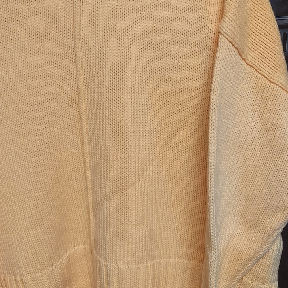A new day orange sherbert crew neck sweater sz large - Picture 2 of 5